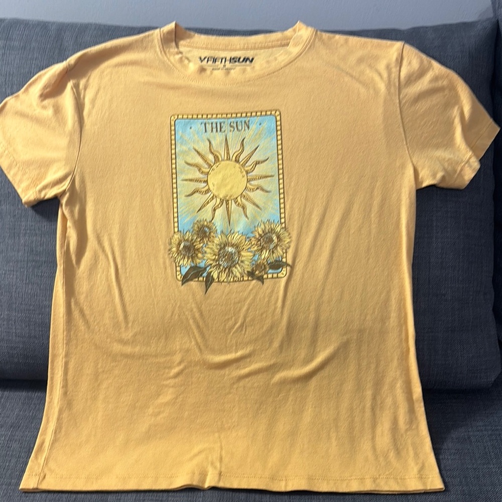 Fifth Sun Yellow Graphic Tee